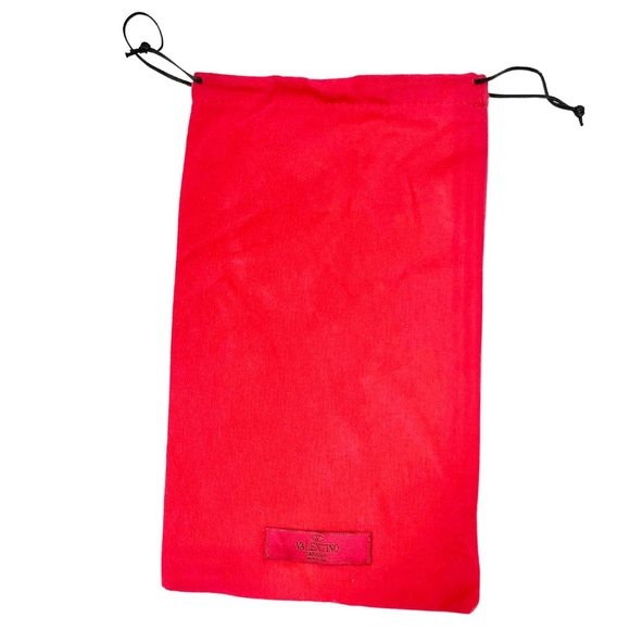 Valentino Dust Bag Red Drawstring with Logo - Picture 2 of 5